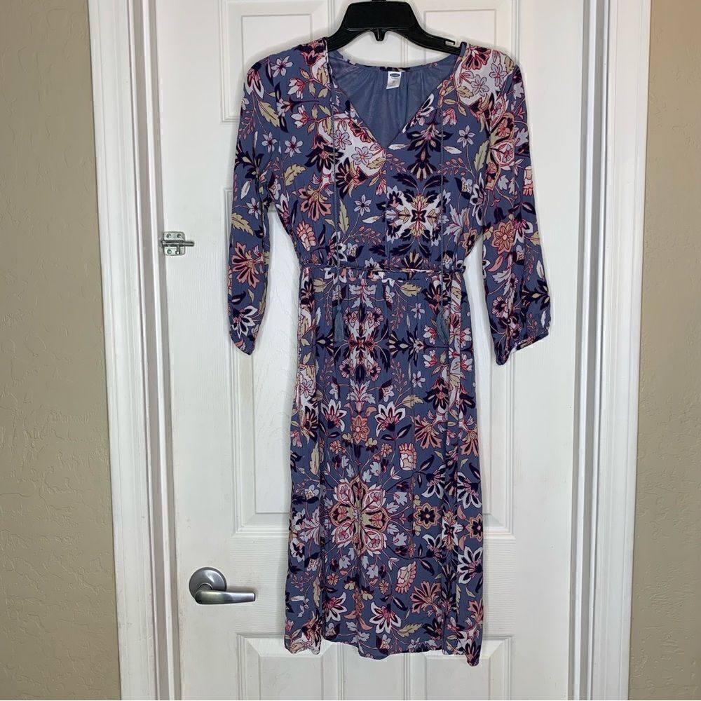 Old Navy Paisley Midi Dress Size XS